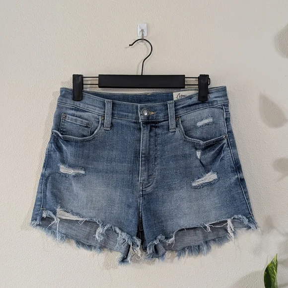 Cosmic Blue Love Shorts - Picture 1 of 7